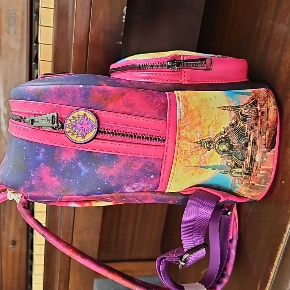 NWT Loungefly Bookbag Infinity Saga Guardians of the Galaxy Marvel Comics Purse - Picture 7 of 13